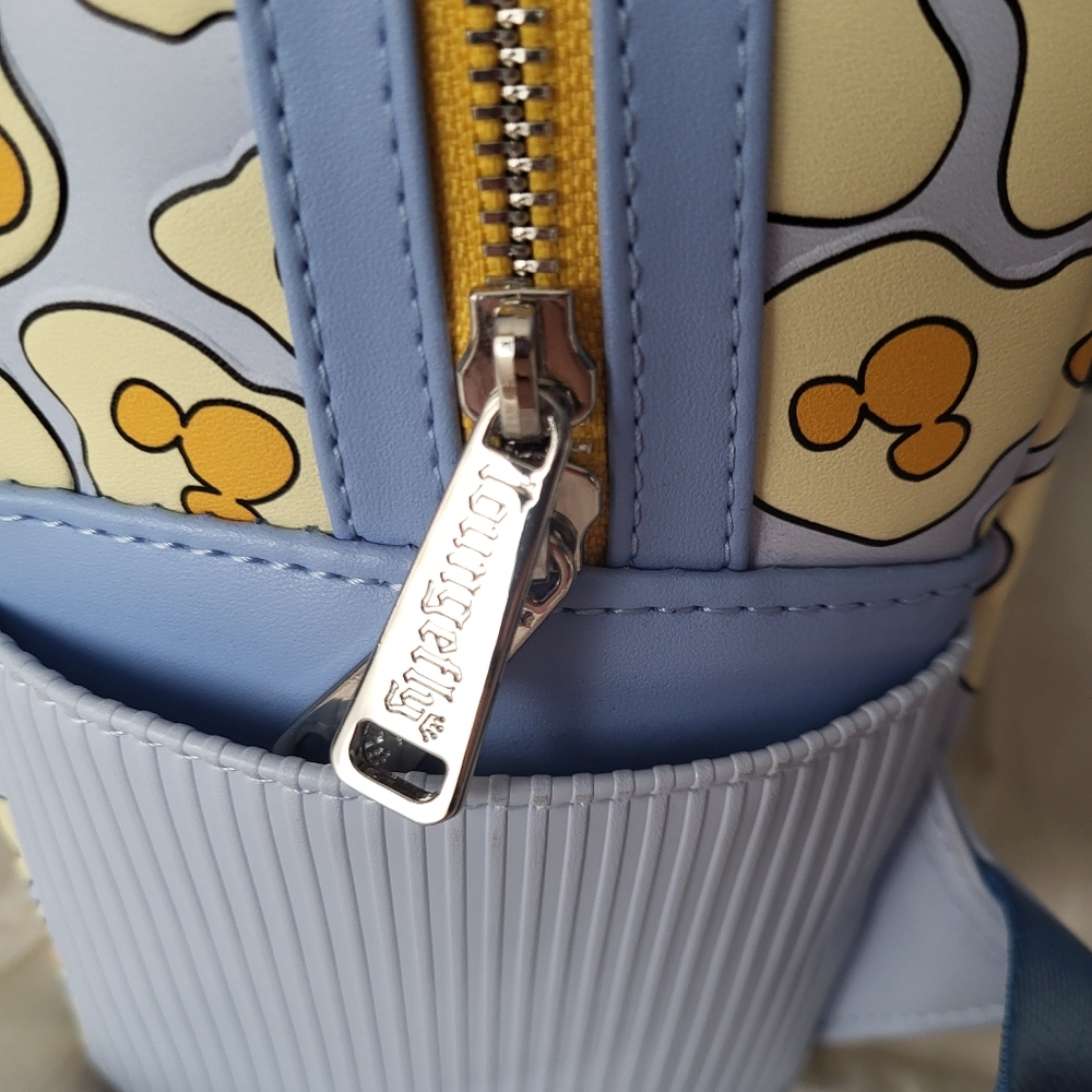 NWT Loungefly Waffle Scented Disney Mickey Mouse Backpack and Matching Wallet - Picture 7 of 16